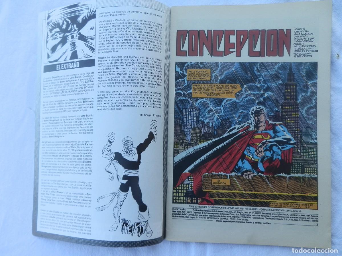C&oacute;mics: EL EXTRA&Ntilde;O. DC COMICS. EDITORIAL ZINCO NUM 1. 200 PTS. - Foto 2