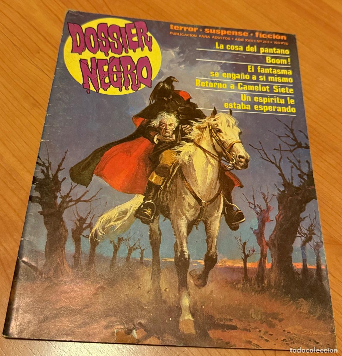 C&oacute;mics: C&Oacute;MIC DOSSIER NEGRO, N 213, EDICIONES ZINCO - Foto 1