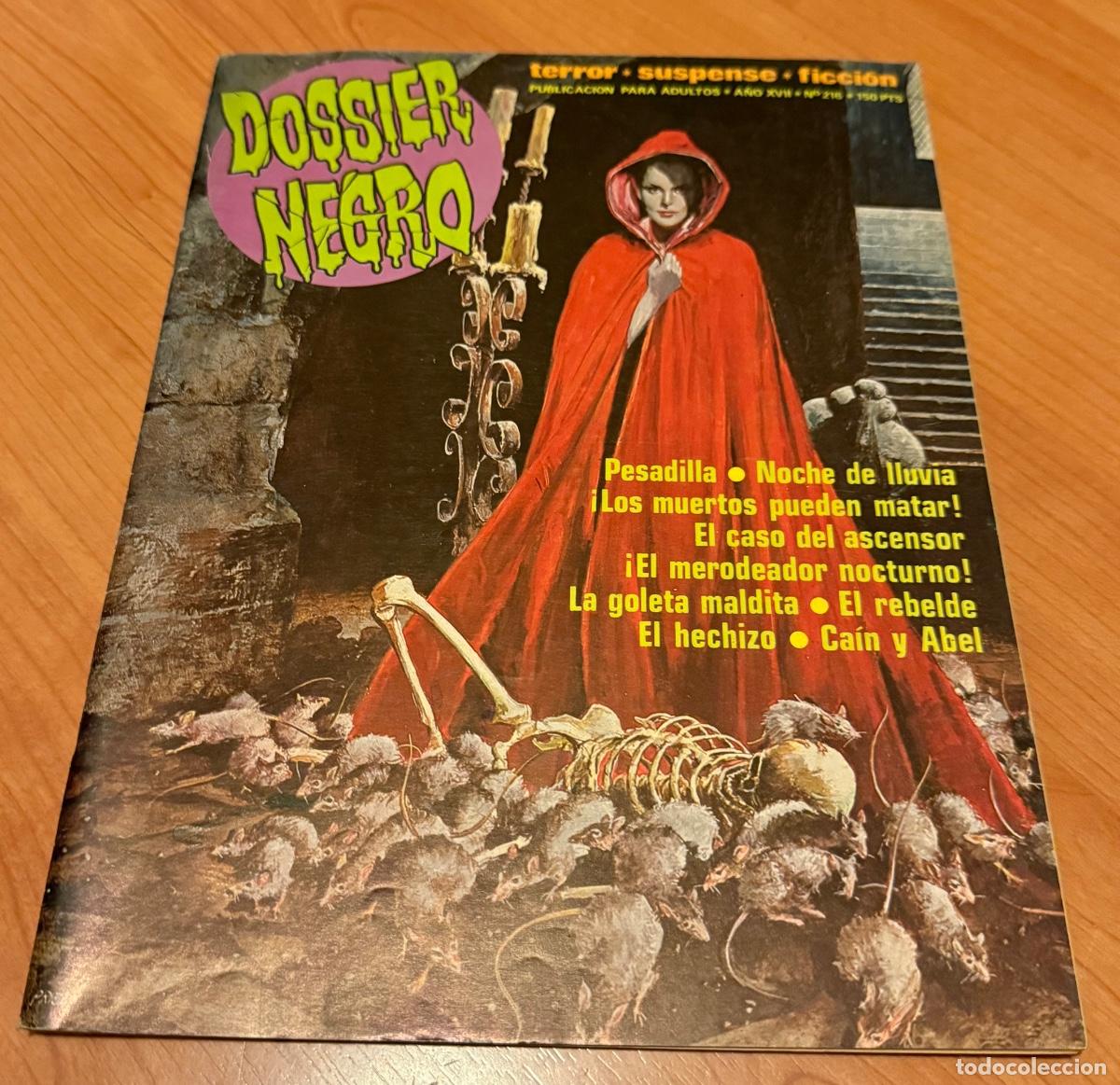 C&oacute;mics: C&Oacute;MIC DOSSIER NEGRO, N 216, EDICIONES ZINCO - Foto 1
