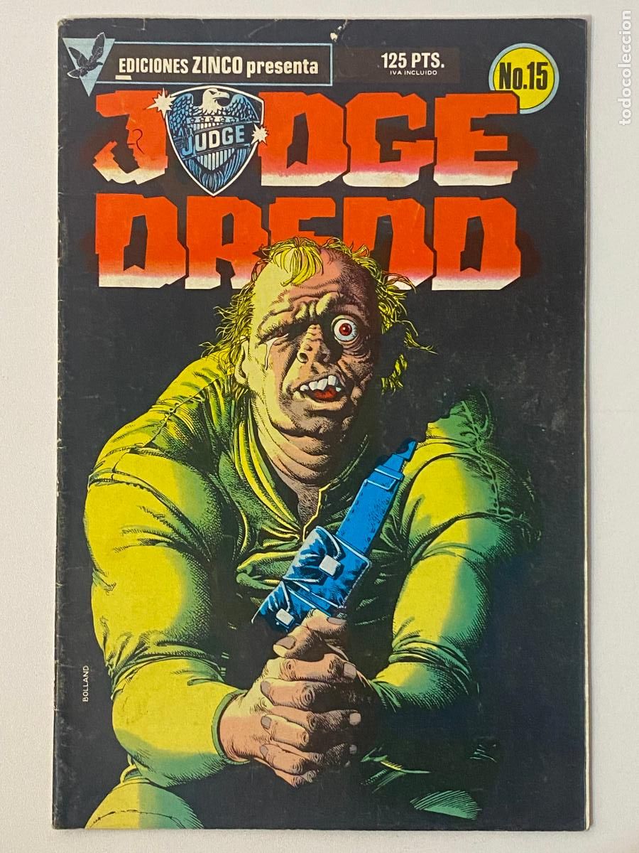 C&oacute;mics: Judge Dredd n&ordm; 15. Ediciones Zinco, 1985. La Sangre de Satanus - Foto 1