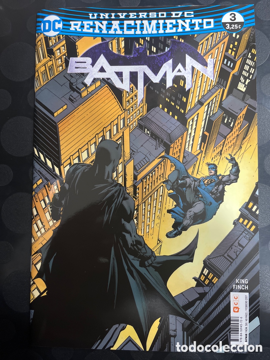 C&oacute;mics: BATMAN N.58 / 3 RENACIMIENTO NUEVO UNIVERSO DC ECC ( 2012/&hellip; ) - Foto 1