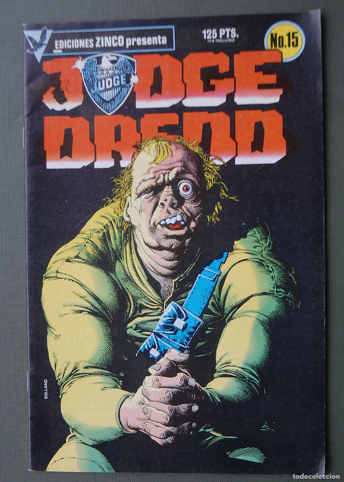 C&oacute;mics: JUDGE DREDD N&ordm; 15 - Ediciones ZINCO 1984 - Foto 1