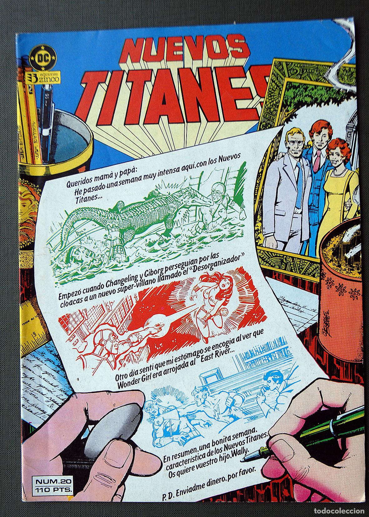 C&oacute;mics: NUEVOS TITANES n&ordm; 20 - Ediciones ZINCO 1984 - Foto 1