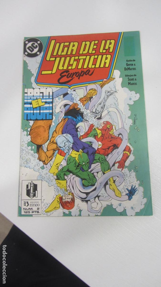 Comics: LIGA DE LA JUSTICIA EUROPA N&ordm; 2 EDICIONES ZINCO arx105