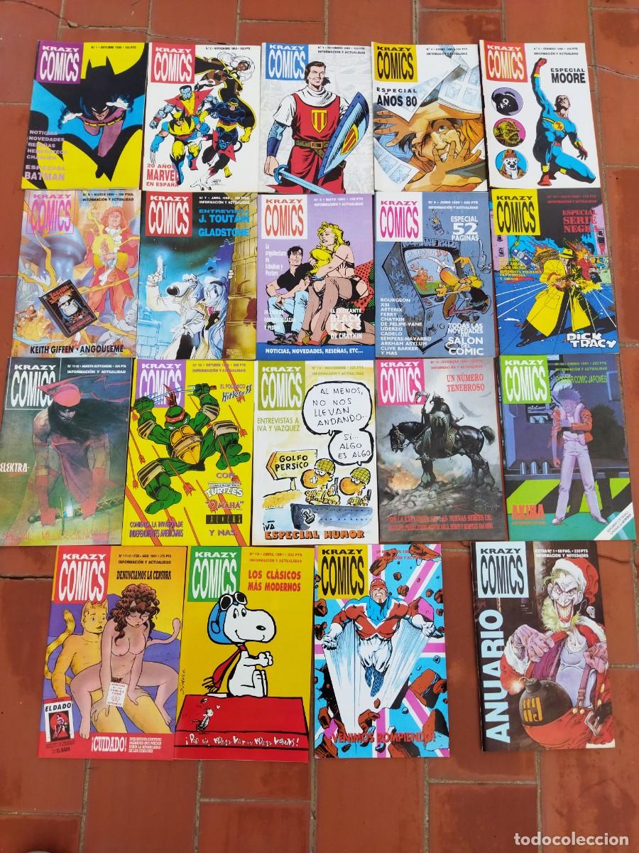 C&oacute;mics: comics coleccion 20n&ordm;+ 1 extra KRAZY COMICS ediciones zinco MUY BIEN CONSERVADA - Foto 1