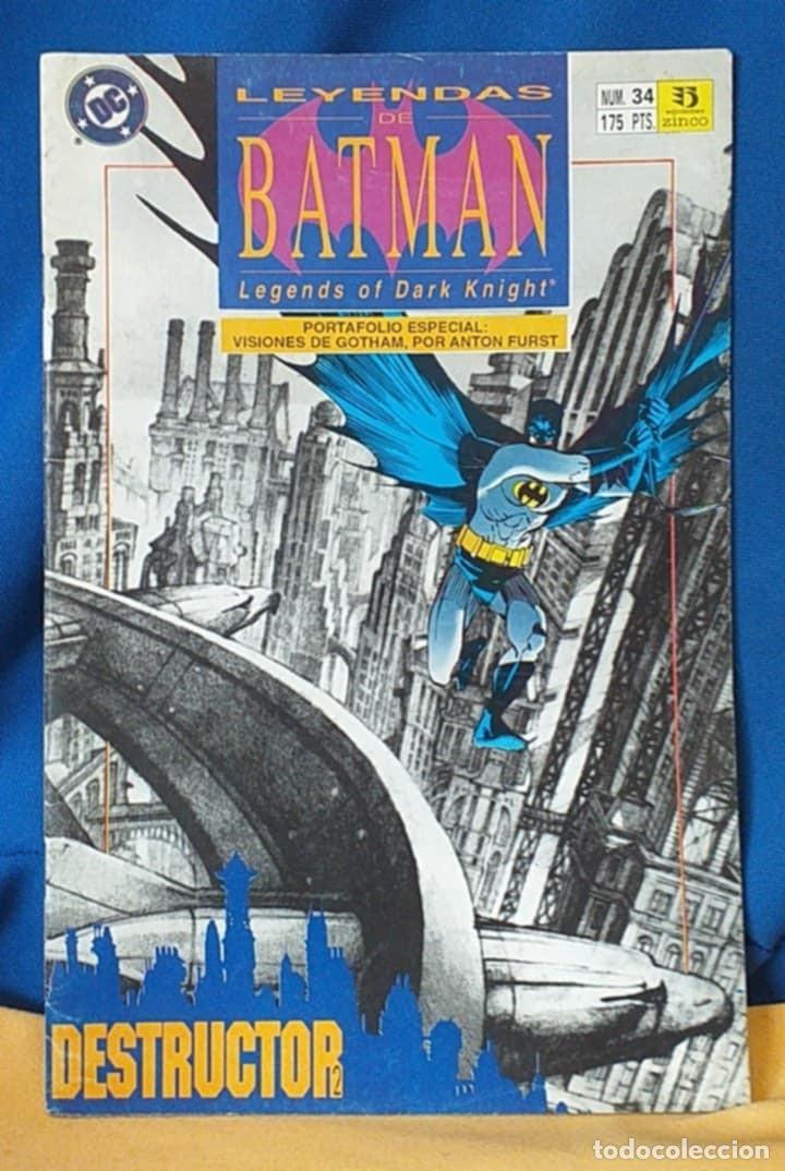 C&oacute;mics: COMIC LEYENDAS DE BATMAN N&ordm; 34 Destructor Ediciones zinco - Foto 1
