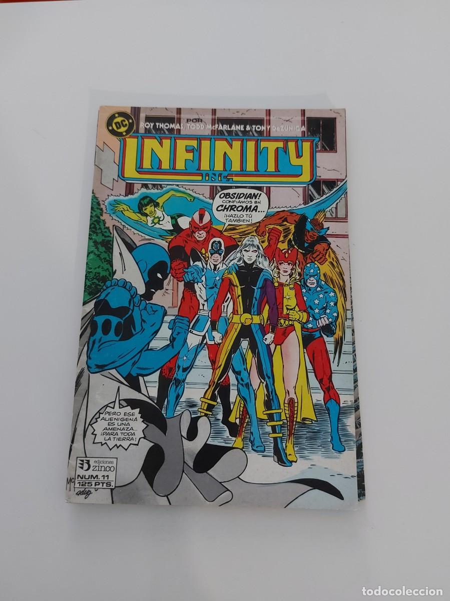 C&oacute;mics: LOTE INFINITY INC. 3 EJEMPLARES (DE 22). GRAPA. ZINCO. DC. 1987. - Foto 2