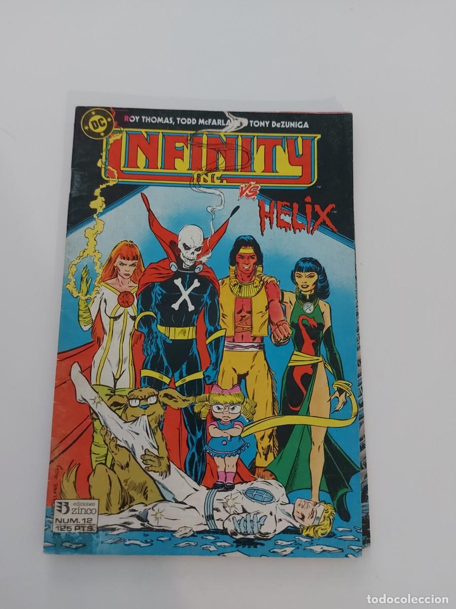 C&oacute;mics: LOTE INFINITY INC. 3 EJEMPLARES (DE 22). GRAPA. ZINCO. DC. 1987. - Foto 3