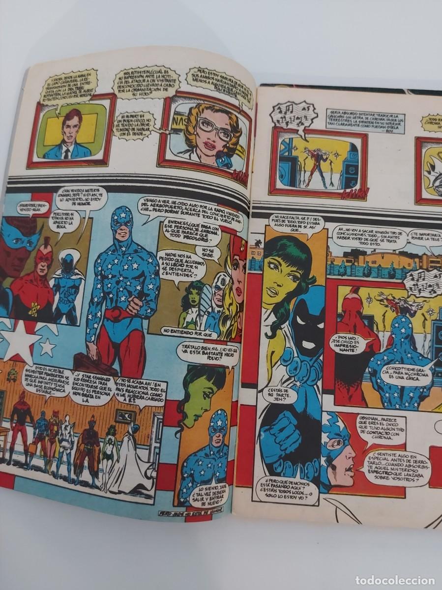 C&oacute;mics: LOTE INFINITY INC. 3 EJEMPLARES (DE 22). GRAPA. ZINCO. DC. 1987. - Foto 6