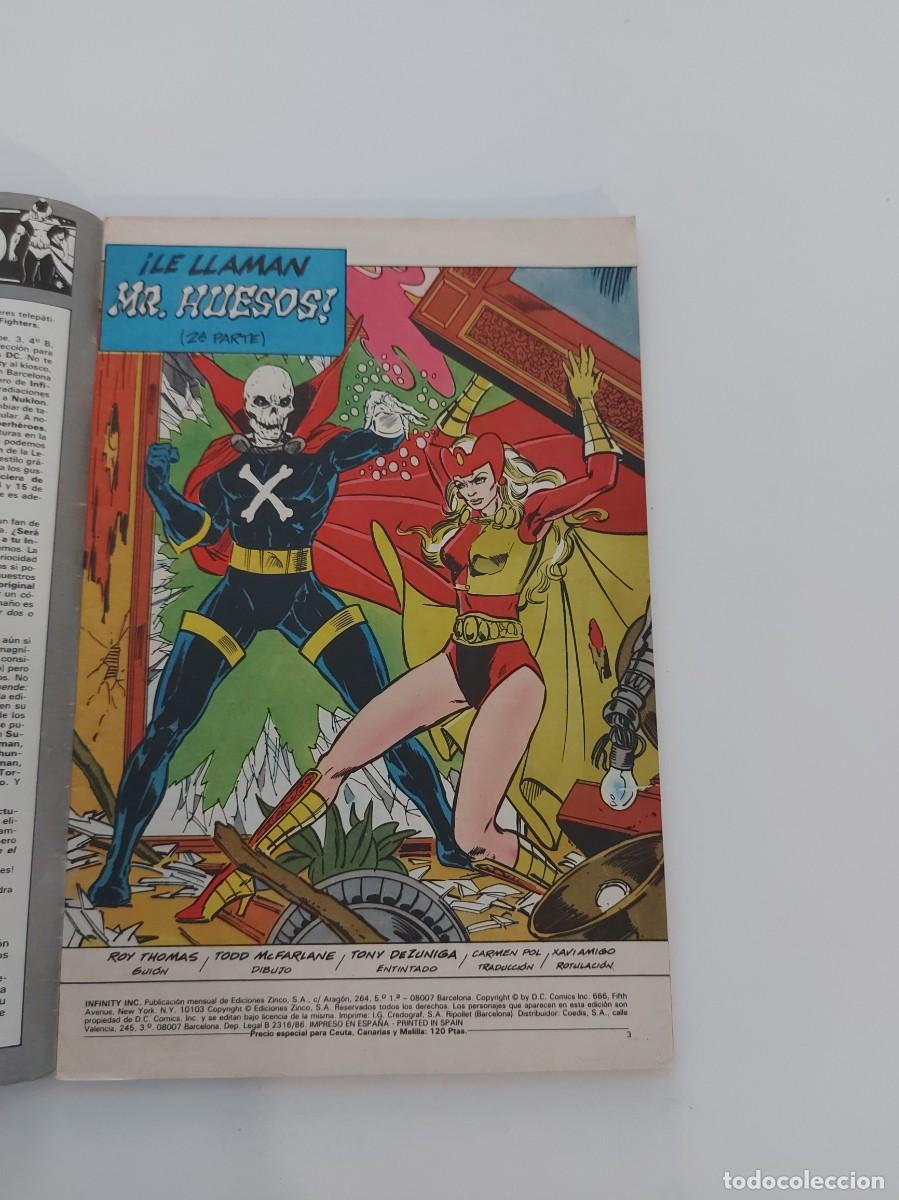 C&oacute;mics: LOTE INFINITY INC. 3 EJEMPLARES (DE 22). GRAPA. ZINCO. DC. 1987. - Foto 10