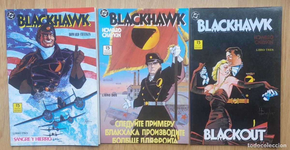 C&oacute;mics: BLACKHAWK COMPLETA 3 EJEMP.- HOWARD CHAYKIN- ED.ZINCO-1989 - Foto 1