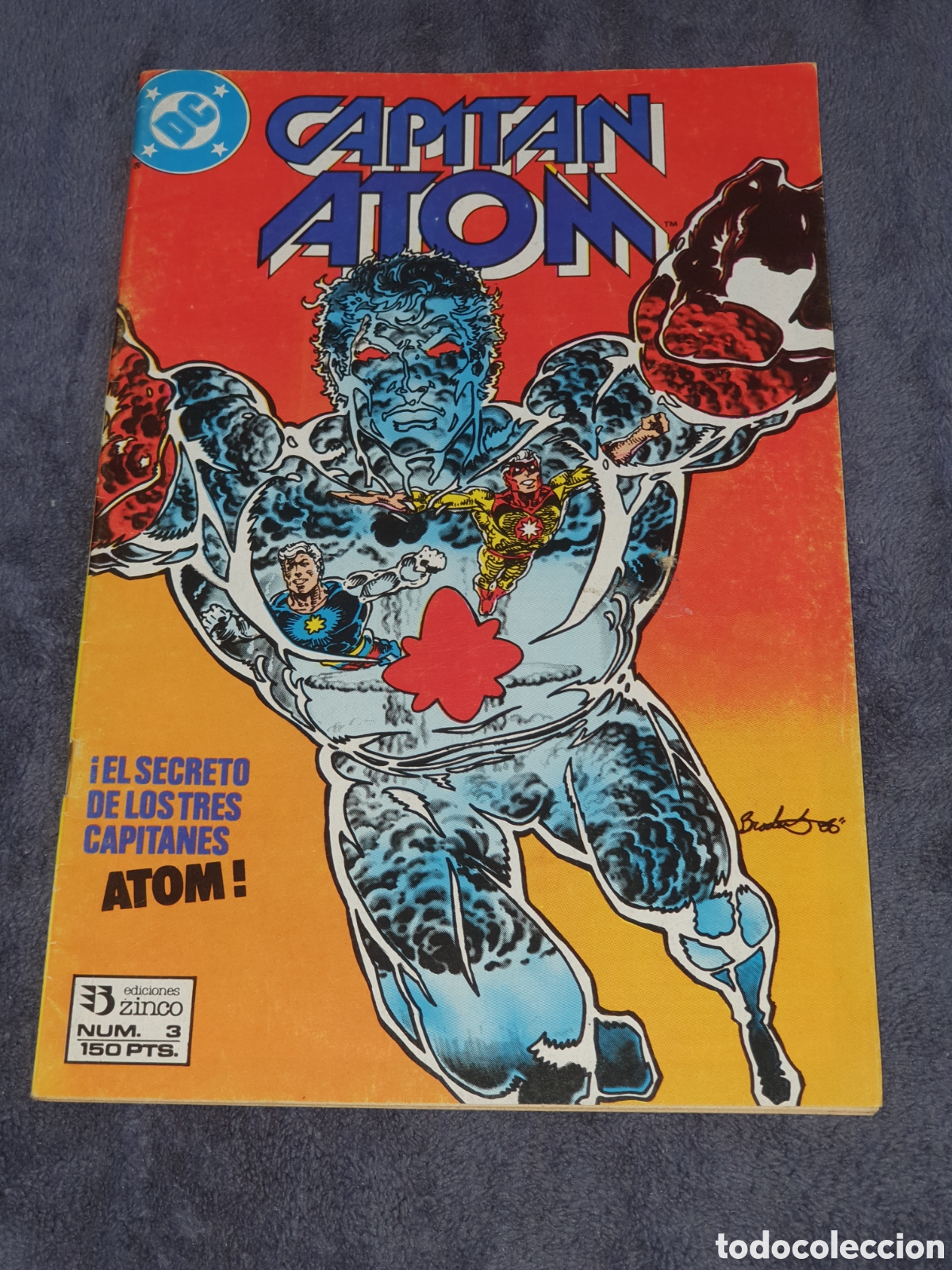 C&oacute;mics: CO-1. Capit&aacute;n Atom Num. 3, El Secreto De Los Tres Capitanes. - Foto 1