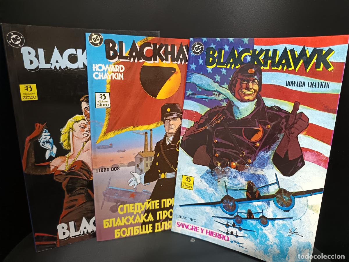 C&oacute;mics: BLACKHAWK COMPLETA 3 Tomos.- HOWARD CHAYKIN- VERTIGO DC COMICS ZINCO - Foto 1