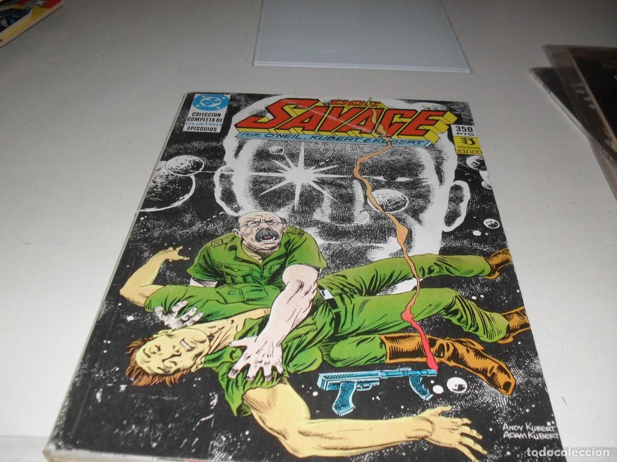 C&oacute;mics: COLECCION COMPLETA,4 TEBEOS,DOC SAVAJE,DE DENNIS ONEIL,ZINCO,1990 - Foto 1