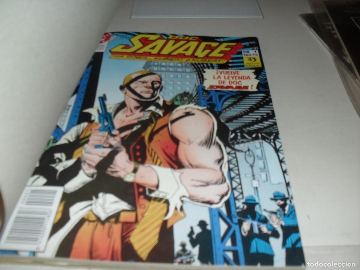 C&oacute;mics: COLECCION COMPLETA,4 TEBEOS,DOC SAVAJE,DE DENNIS ONEIL,ZINCO,1990 - Foto 2