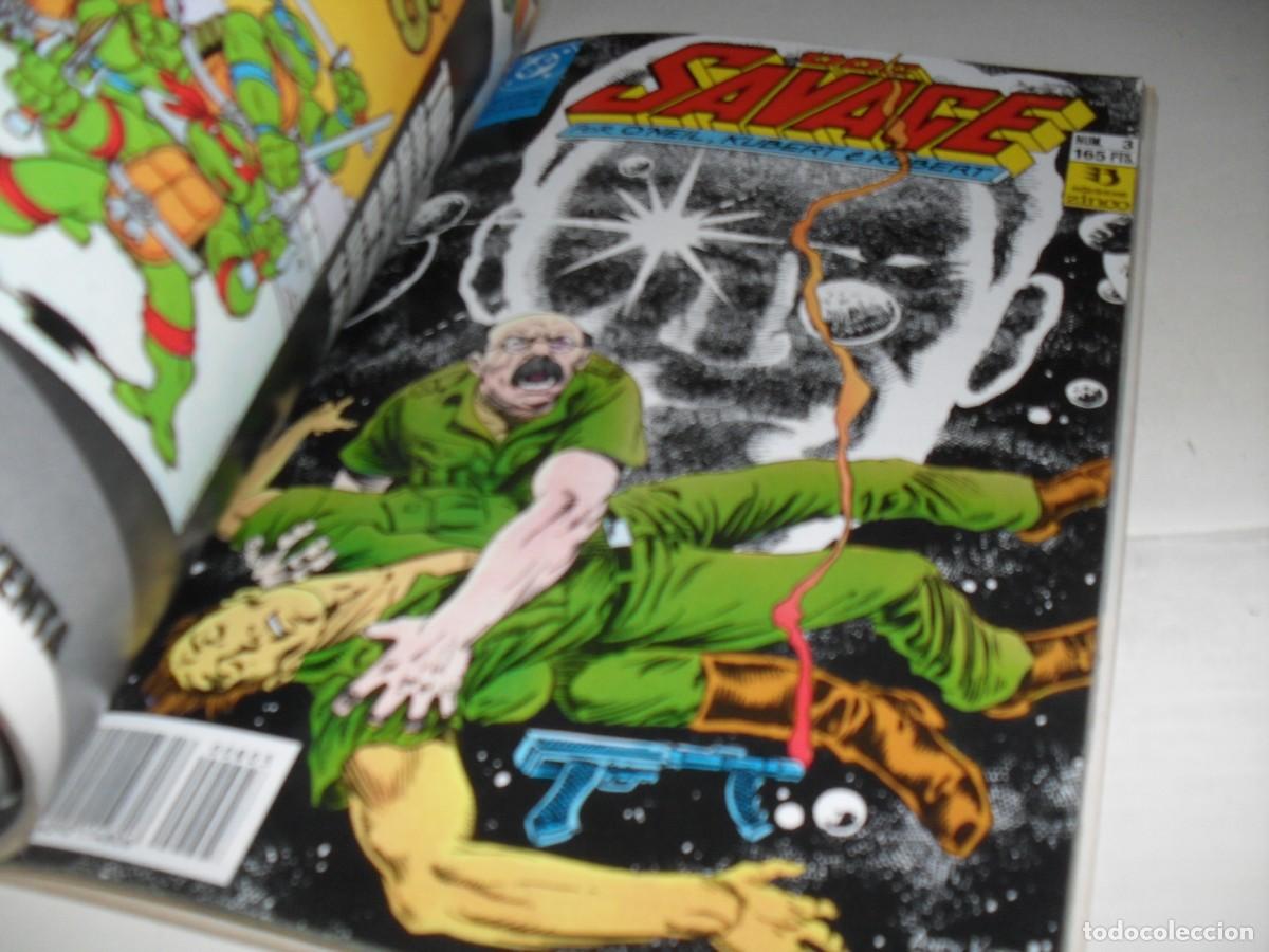 C&oacute;mics: COLECCION COMPLETA,4 TEBEOS,DOC SAVAJE,DE DENNIS ONEIL,ZINCO,1990 - Foto 4