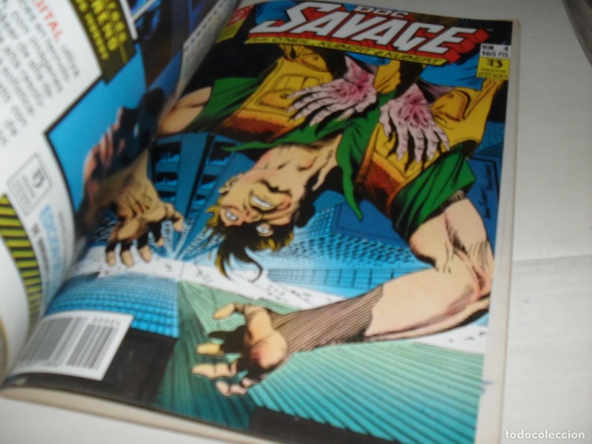 C&oacute;mics: COLECCION COMPLETA,4 TEBEOS,DOC SAVAJE,DE DENNIS ONEIL,ZINCO,1990 - Foto 5