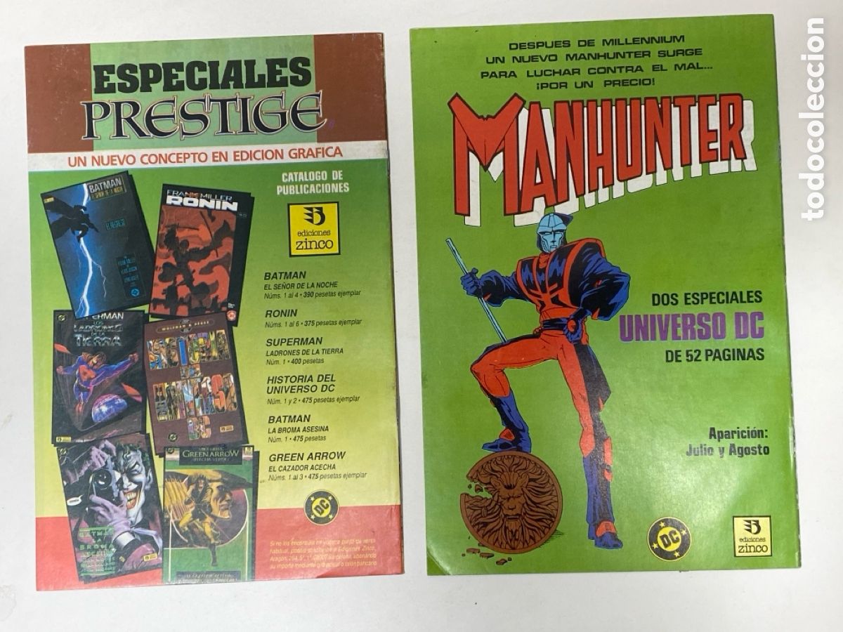 C&oacute;mics: DC 2 c&oacute;mics Halc&oacute;n y Paloma n&uacute;mero 1 y 2 Ediciones Zinco - Foto 6
