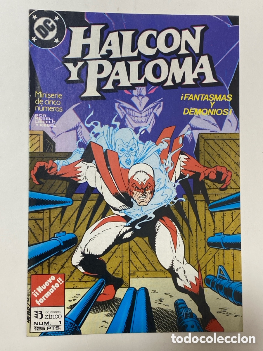C&oacute;mics: DC 2 c&oacute;mics Halc&oacute;n y Paloma n&uacute;mero 1 y 2 Ediciones Zinco - Foto 2