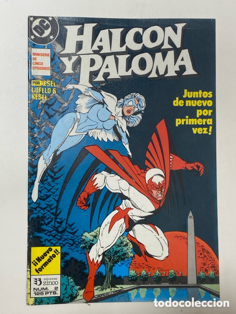 C&oacute;mics: DC 2 c&oacute;mics Halc&oacute;n y Paloma n&uacute;mero 1 y 2 Ediciones Zinco - Foto 4
