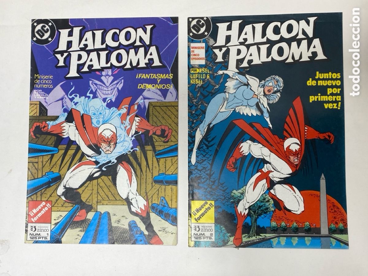C&oacute;mics: DC 2 c&oacute;mics Halc&oacute;n y Paloma n&uacute;mero 1 y 2 Ediciones Zinco - Foto 1