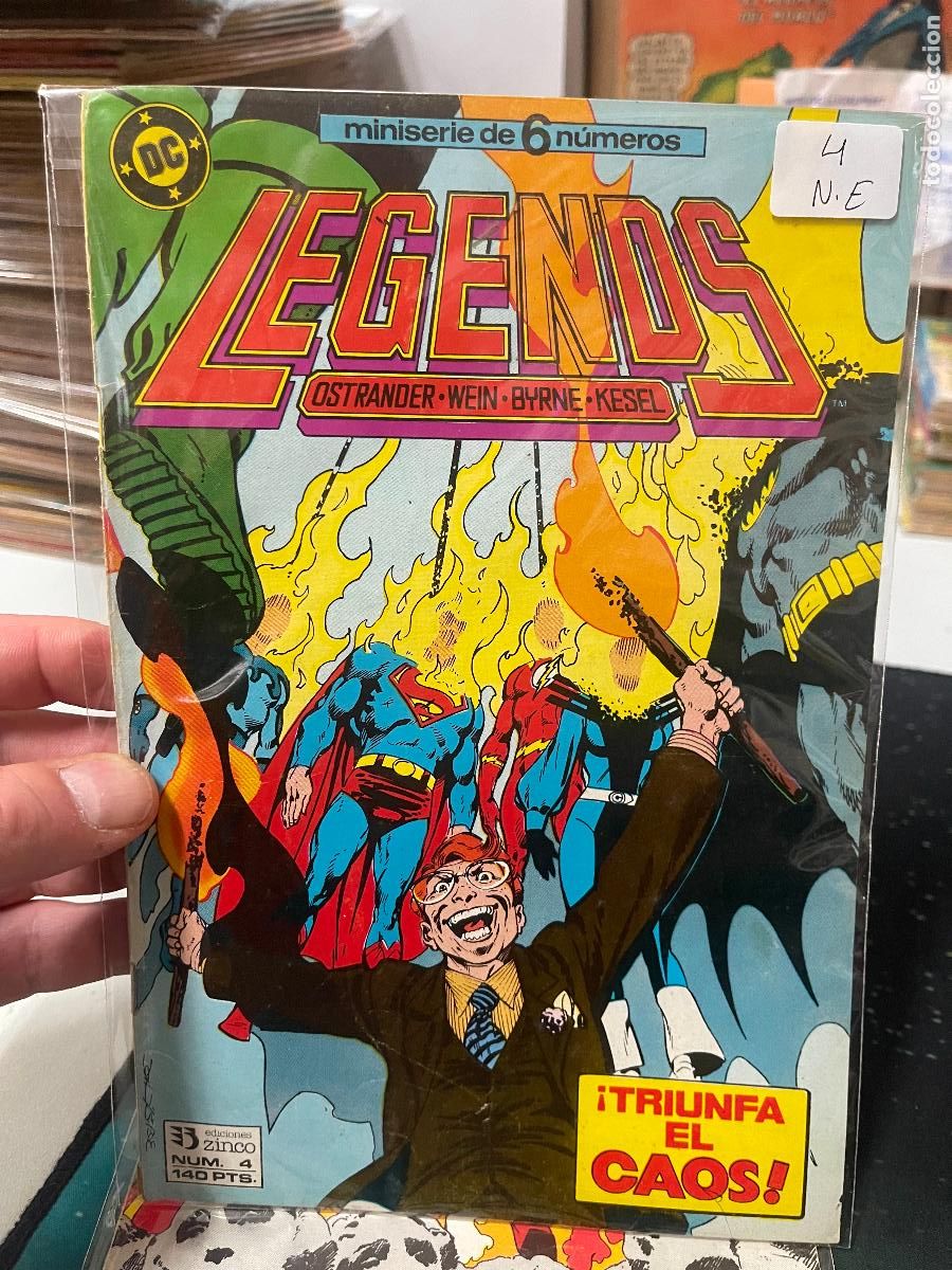 C&oacute;mics: LEGENDS EDITORIAL ZINCO NUMERO 4 NORMAL ESTADO - Foto 1