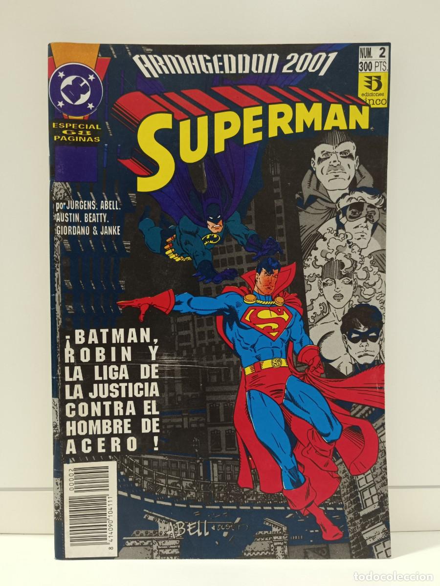 C&oacute;mics: SUPERMAN ARMAGEDDON 2001 NUMERO 2 BUEN ESTADO ZINCO - Foto 1