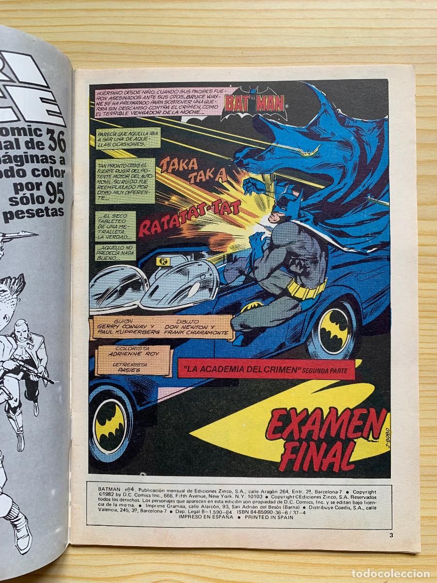 C&oacute;mics: Batman n&ordm; 4 / 1982 - Excelente Estado D4 - Foto 2