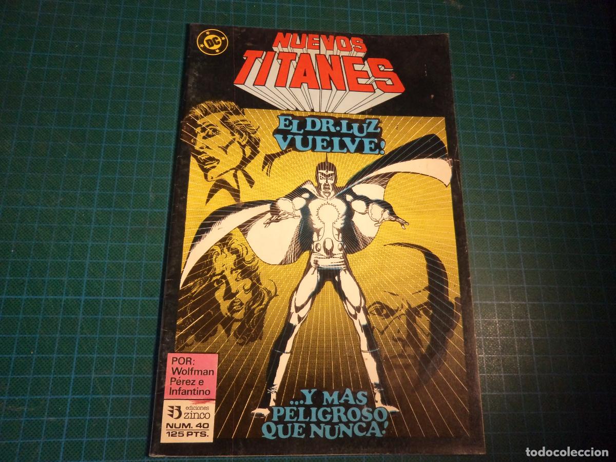 C&oacute;mics: Nuevos Titanes. N&ordm; 40. Zinco. - Foto 1