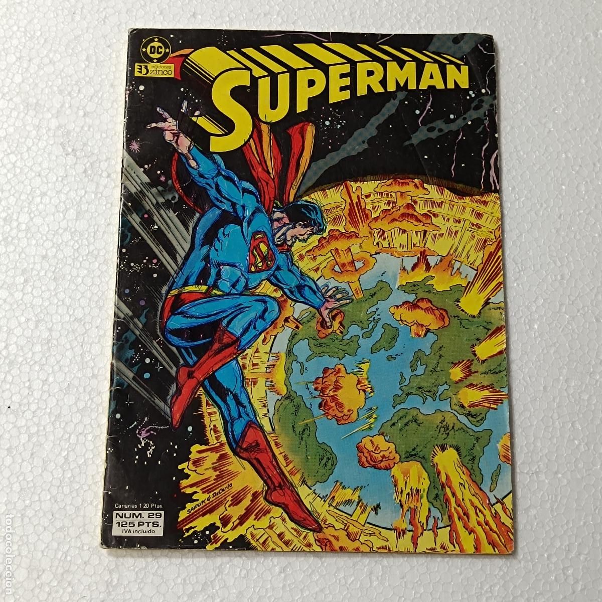 C&oacute;mics: COMIC SUPERMAN NUMERO 29. EDICIONES ZINCO 1984. LEER DESCRIPCION. - Foto 1