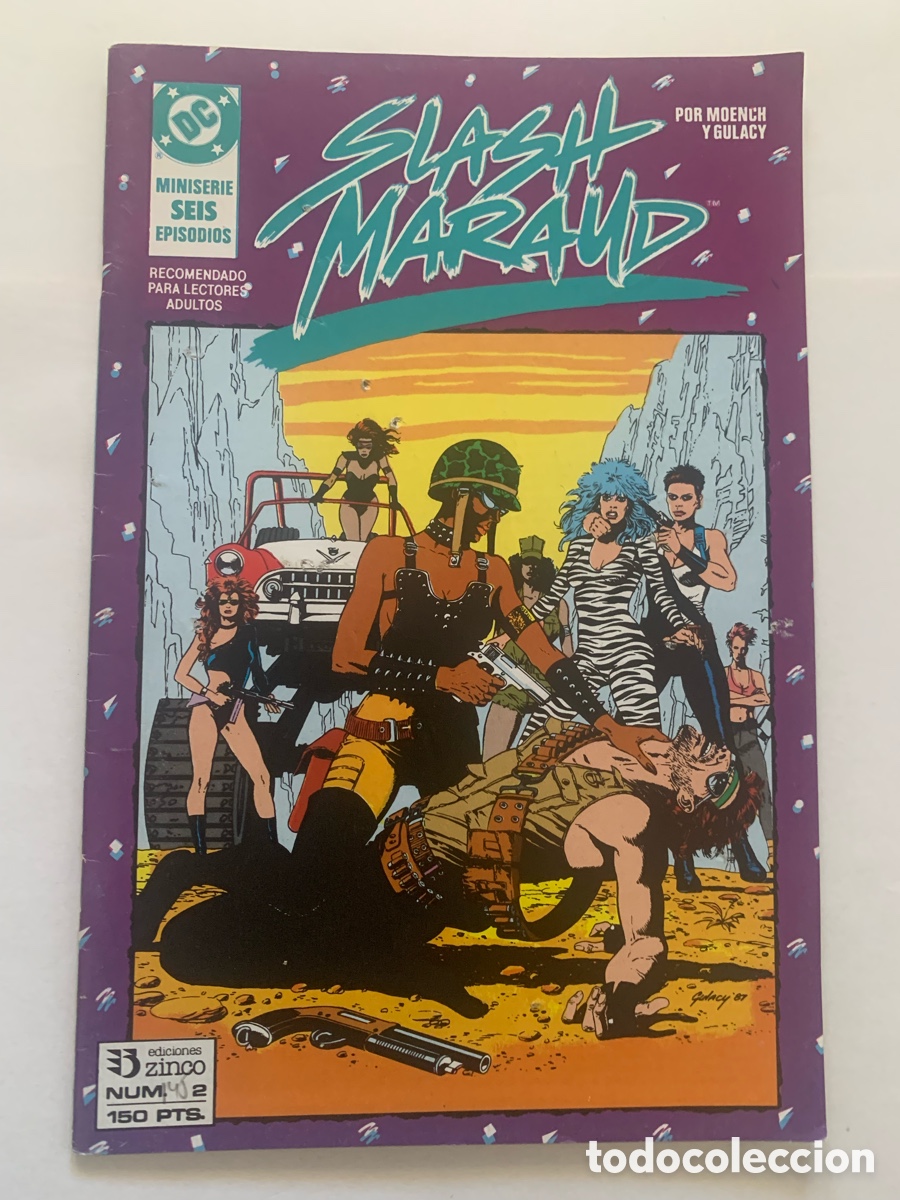 C&oacute;mics: Slash Maraud N&ordm;2 Editorial Zinco 1987 - Foto 1