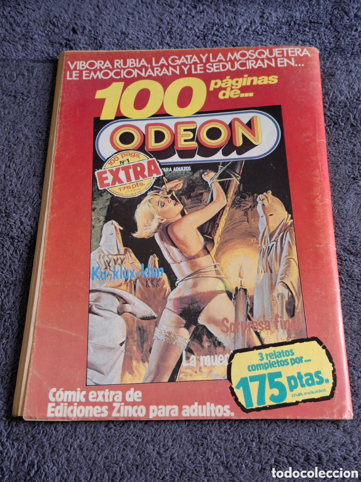 C&oacute;mics: L24. Odeon N&deg;68, El Tunel De La Muerte Zinco, 1987. - Foto 2