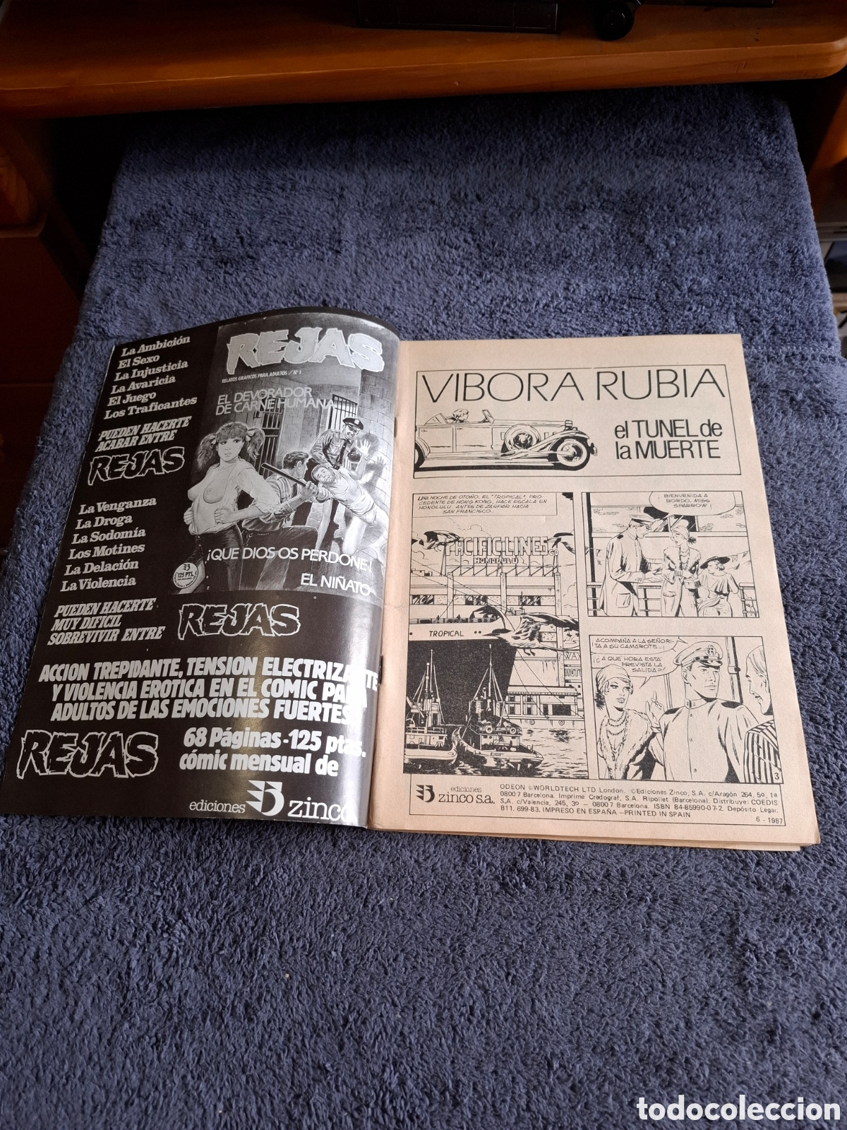 C&oacute;mics: L24. Odeon N&deg;68, El Tunel De La Muerte Zinco, 1987. - Foto 3
