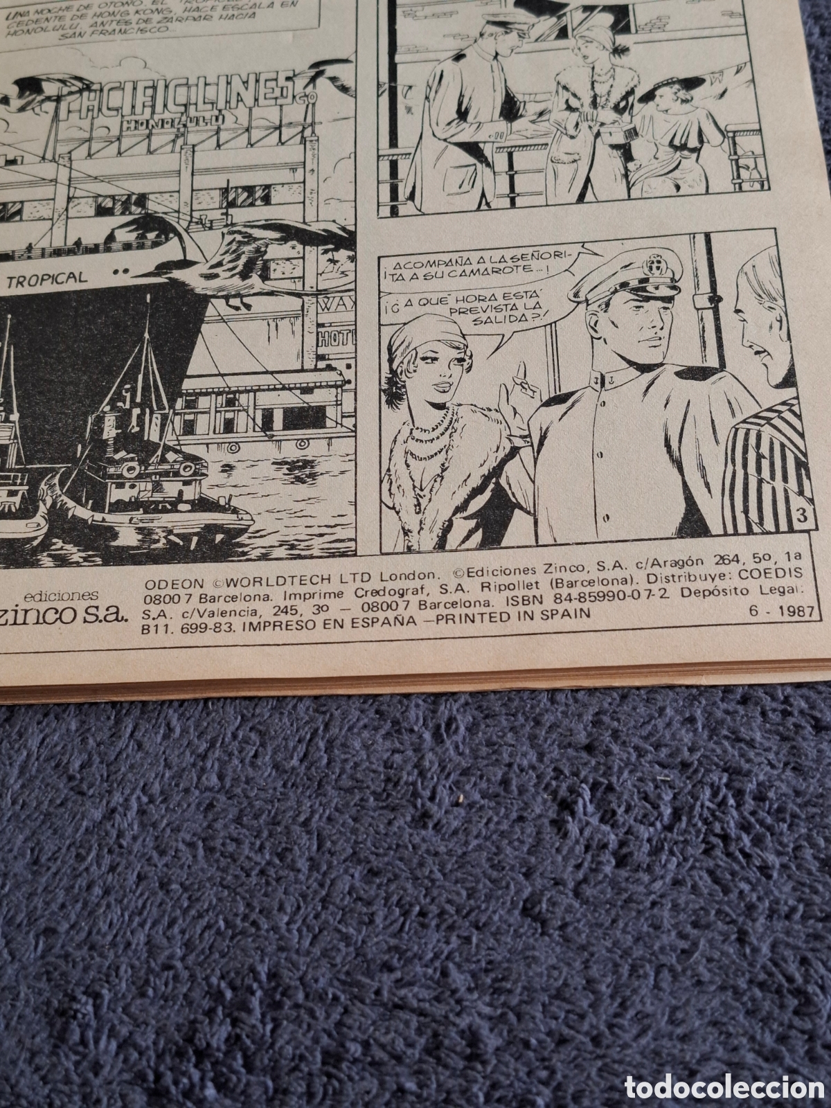 C&oacute;mics: L24. Odeon N&deg;68, El Tunel De La Muerte Zinco, 1987. - Foto 4