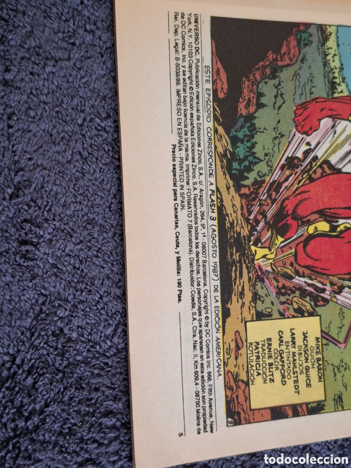 C&oacute;mics: L25. Universo DC, Flash N&deg;7 Ediciones Zinco. - Foto 5