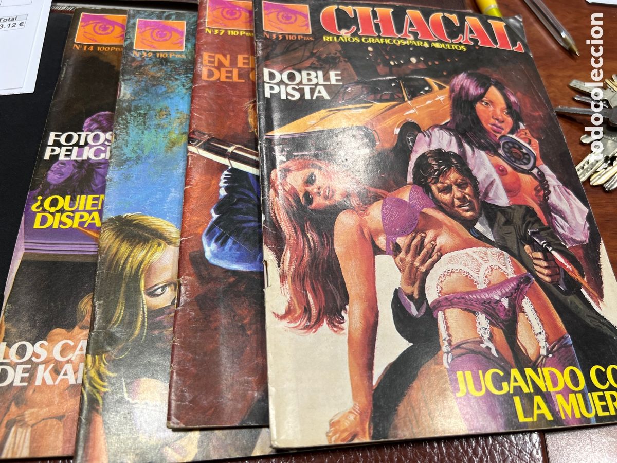 C&oacute;mics: LOTE - CHACAL - 4 N&Uacute;MEROS - ZINCO - Foto 1