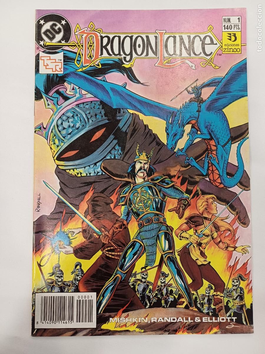 C&oacute;mics: DRAGON LANCE/EDICIONES ZINCO N&ordm; 1. - Foto 1