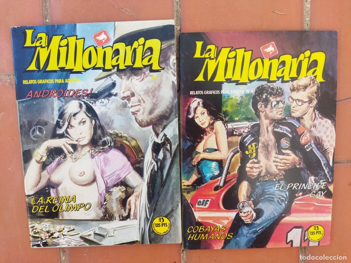C&oacute;mics: lote de 2 comics LA MILLONARIA zinco en buen estado - Foto 1