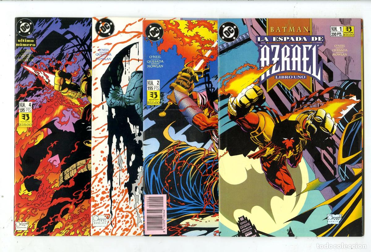 C&oacute;mics: Batman / La Espada de Azrael / DC / Completa del N.1 al N.4 - Foto 1