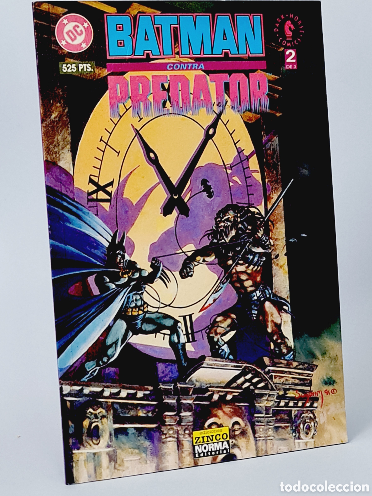C&oacute;mics: COMIC EXCELENTE BATMAN CONTRA VS PREDATOR 2 DC ZINCO NORMA PRESTIGIO - Foto 1
