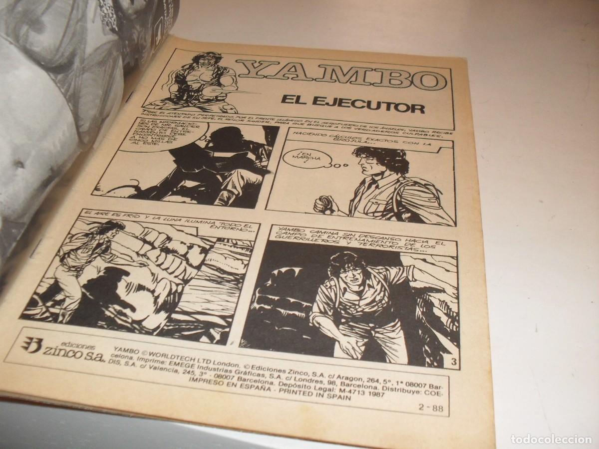 C&oacute;mics: YAMBO N&ordm; 18 EL EJECUTOR,(DE 19).ZINCO/EDICOMIC,1986 - Foto 2