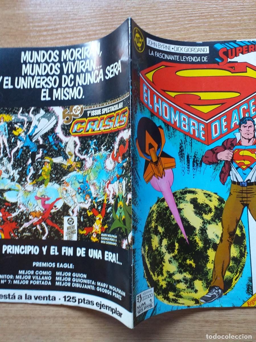C&oacute;mics: SUPERMAN EL HOMBRE DE ACERO - N&ordm; 1 - 1987 EDICIONES ZINCO - Foto 4