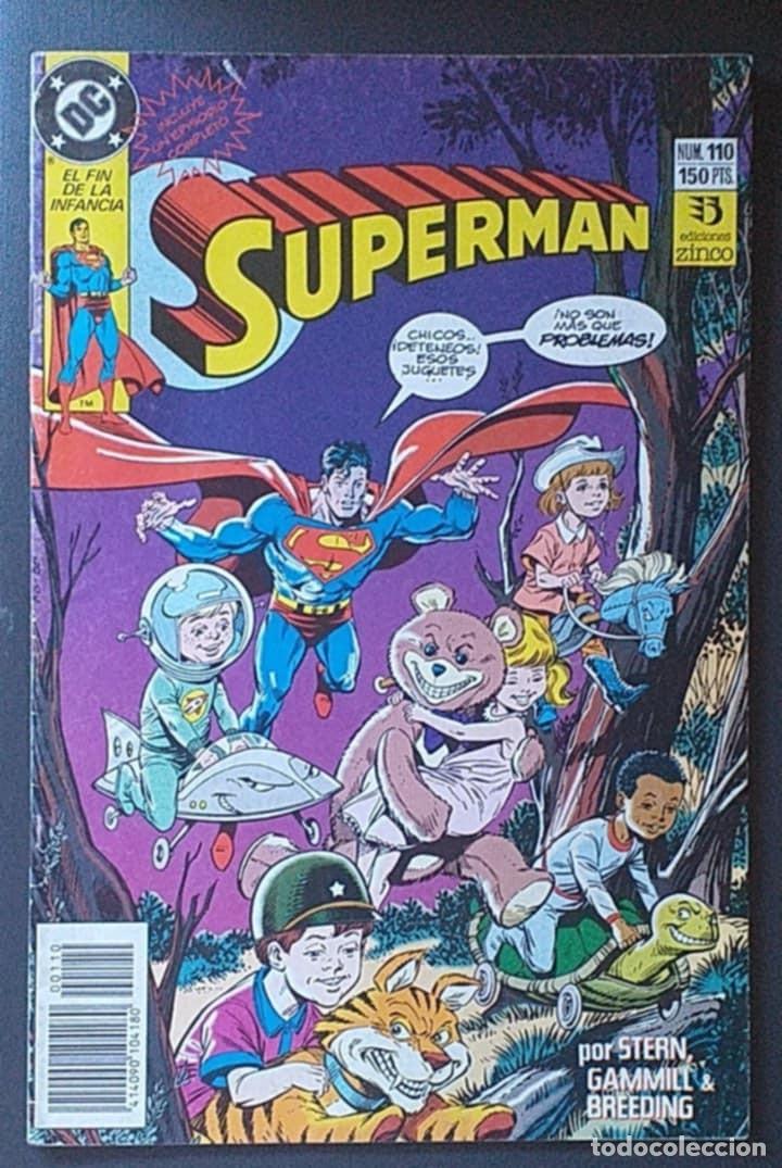 C&oacute;mics: COMIC SUPERMAN EDICIONES ZINCO DC N&ordm; 110 1990 - Foto 1