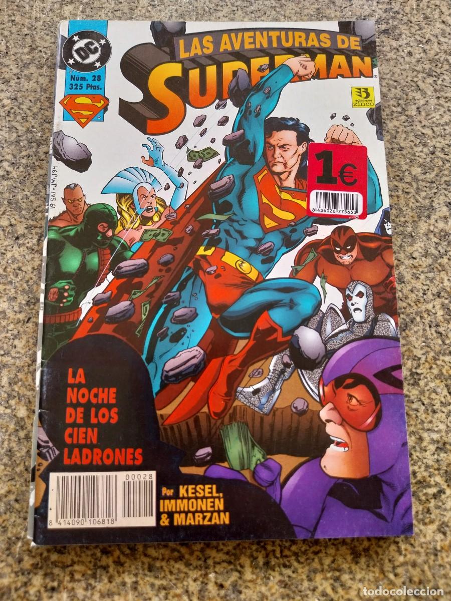 C&oacute;mics: LAS AVENTURAS DE SUPERMAN -- N&ordm; 28 -- EDICIONES ZINCO -- - Foto 1