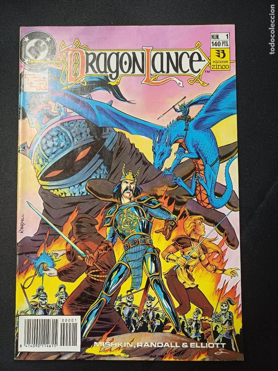 C&oacute;mics: DRAGONLANCE N&ordm;1/EDICIONES ZINCO-DC COMICS. - Foto 1