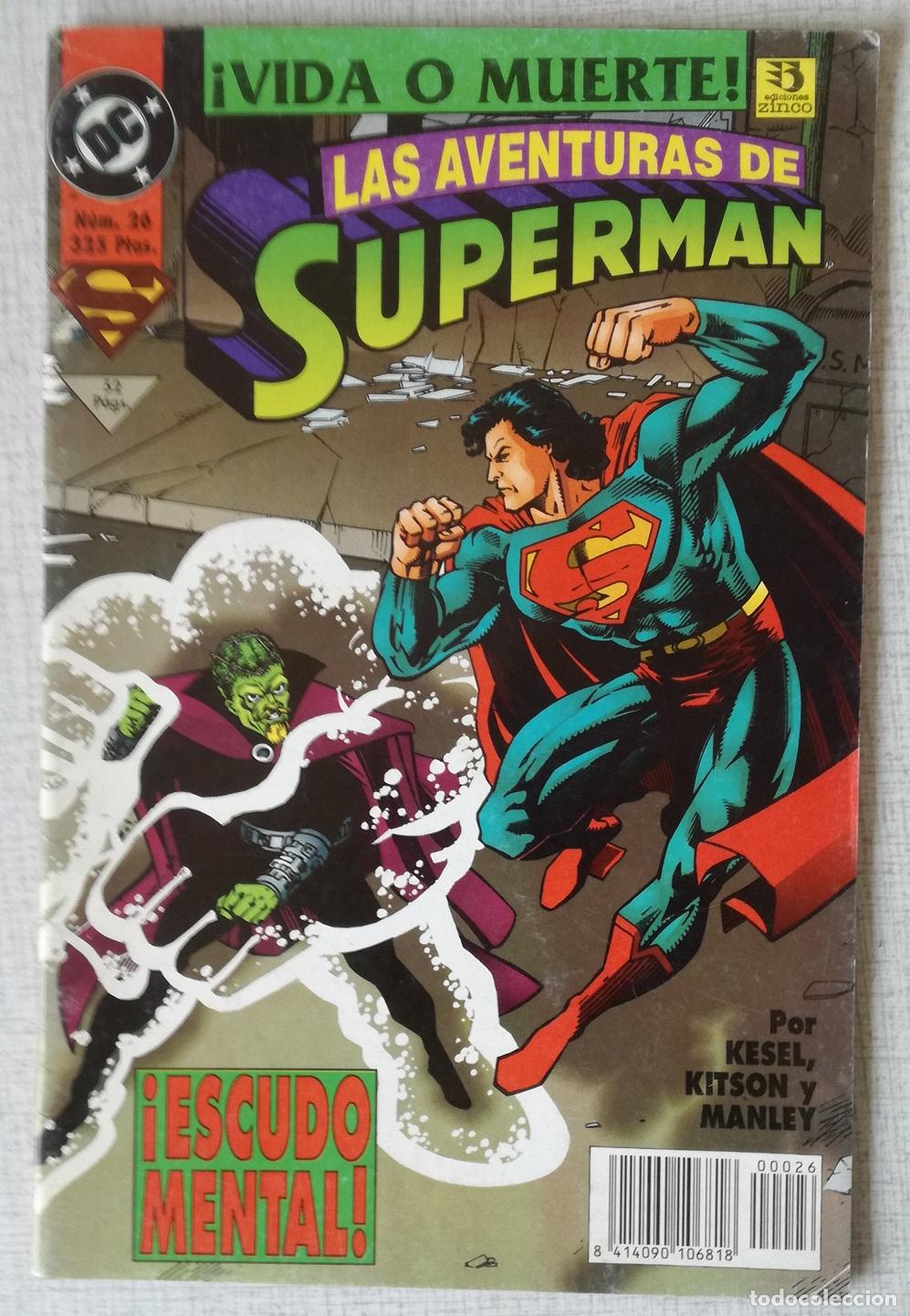 C&oacute;mics: Comic Las aventuras de Superman, n&ordm; 26 - Ediciones Zinco - Foto 1