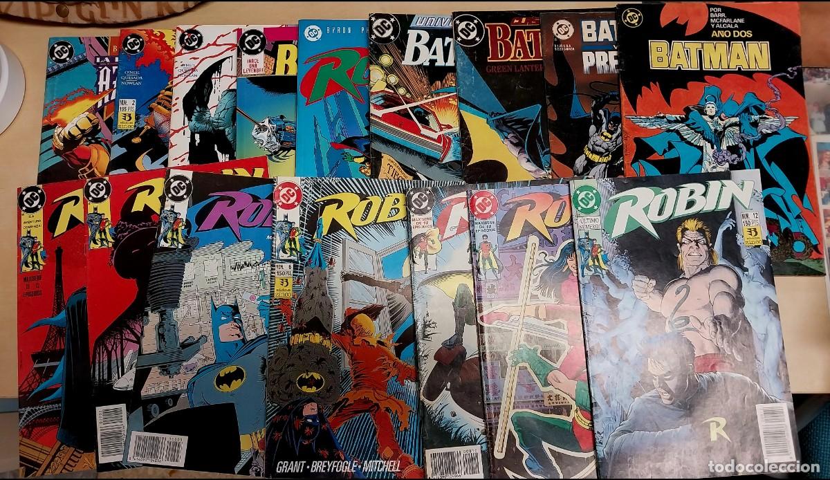 C&oacute;mics: LOTE DE 16 C&Oacute;MICS DE BATMAN + ROBIN (Ediciones Zinco, a&ntilde;os 90) - Foto 1