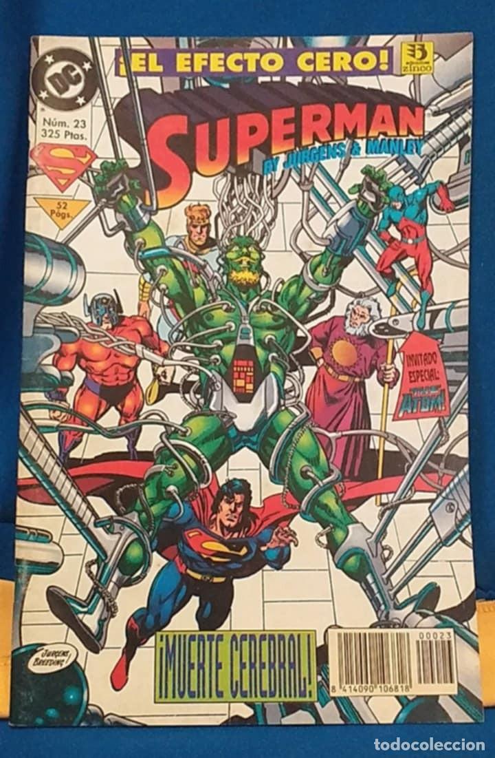 C&oacute;mics: COMIC SUPERMAN EDICIONES ZINCO DC N&ordm; 23 El Efecto Zero! !Muerte cerebral&iexcl; 1994 52 P&aacute;gs. - Foto 1