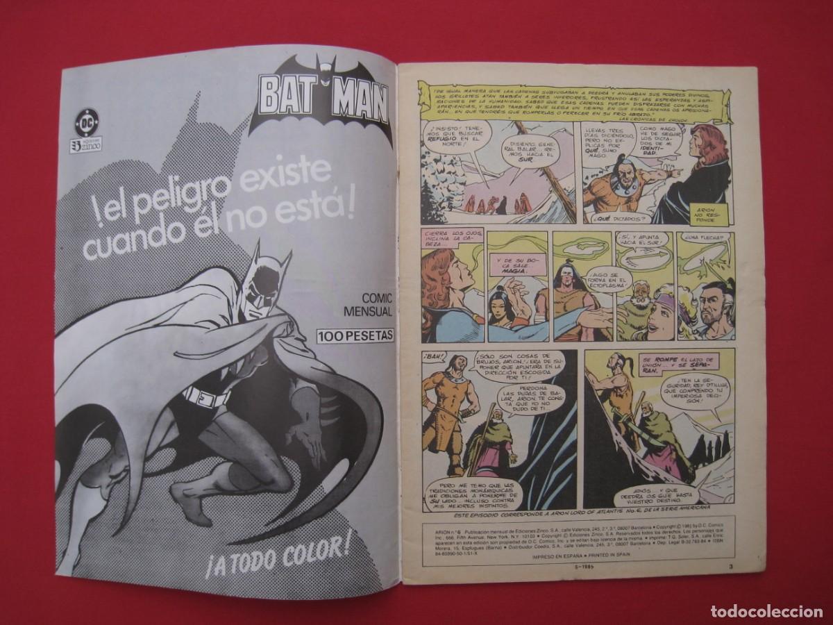 C&oacute;mics: ARION - N&ordm; 6 - EDICIONES ZINCO. - Foto 6