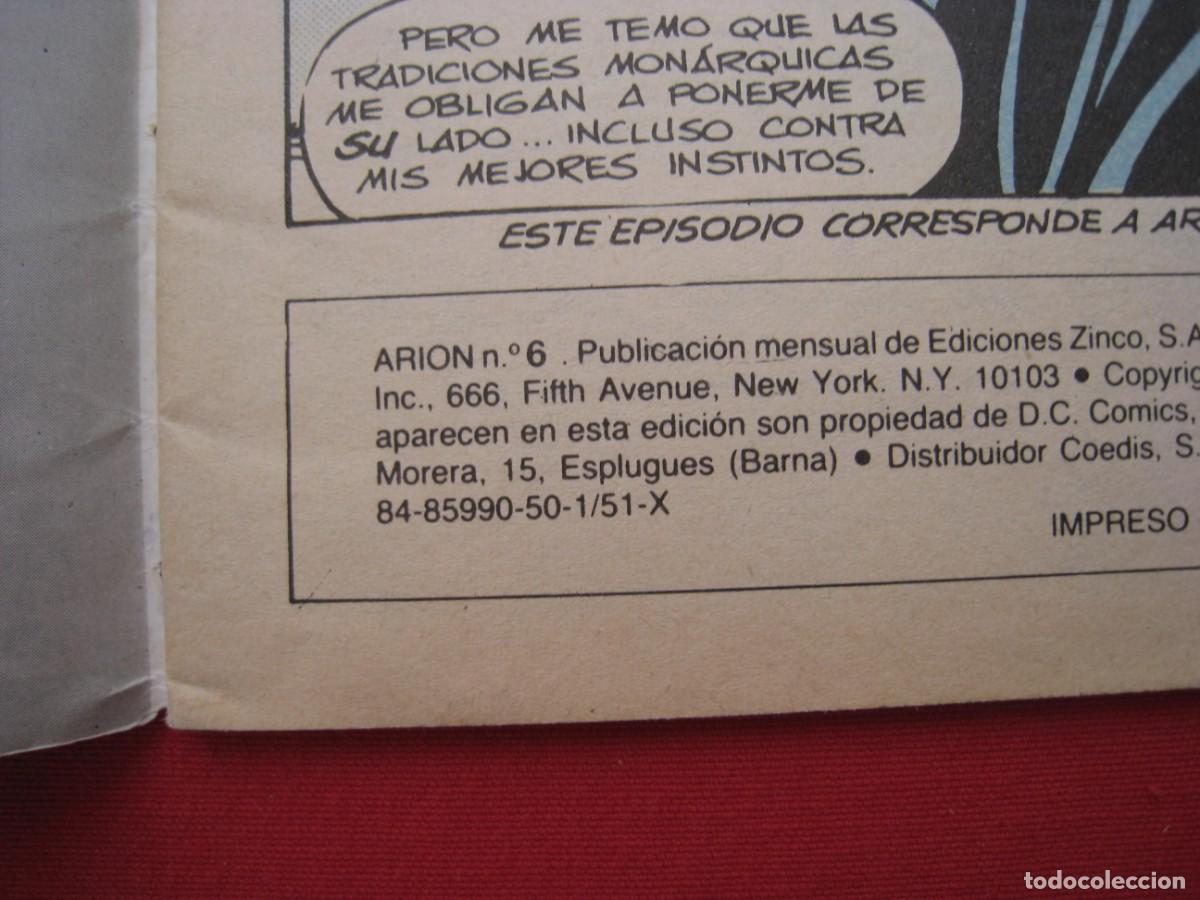 C&oacute;mics: ARION - N&ordm; 6 - EDICIONES ZINCO. - Foto 7
